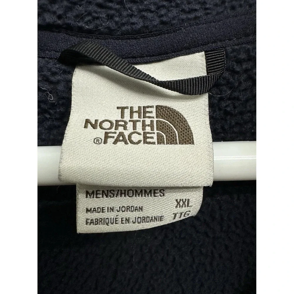 The North Face Carbondale 1/4 Snap Fleece Hoodie Navy Summit Aviation / Size XXL